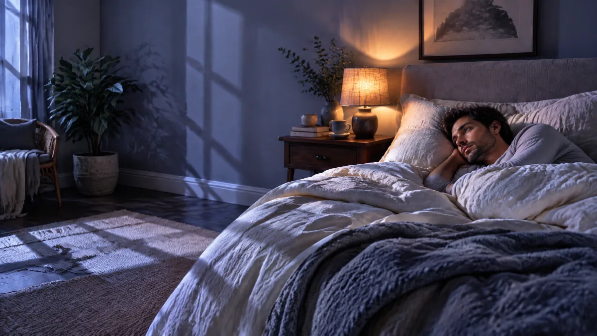 Man struggles to sleep with Insomnia